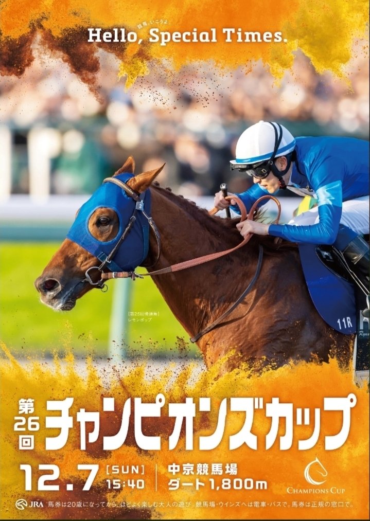 チャンピオンズカップ2025🏇中京競馬場1800mダート✌土曜日曜日3場