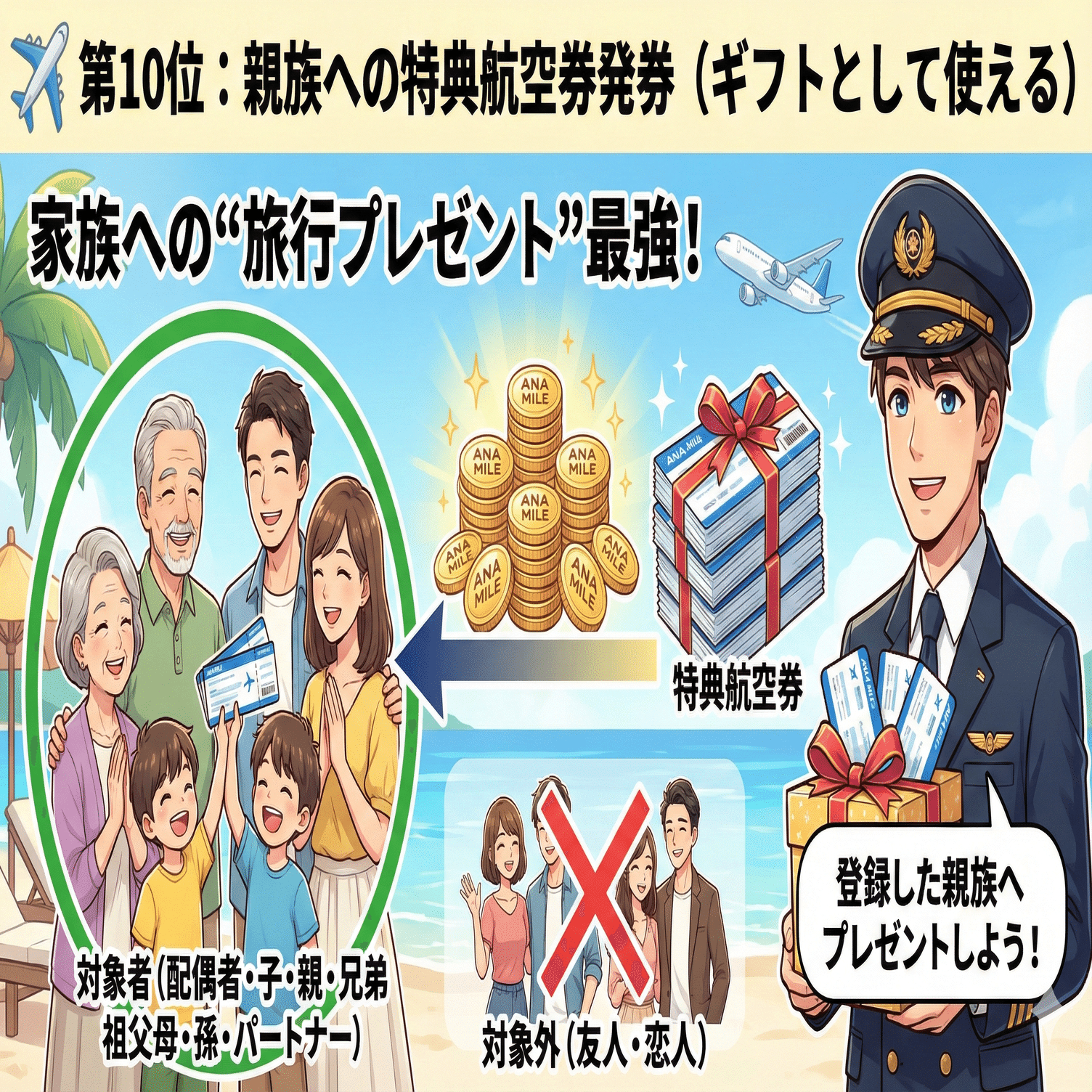 ANAマイルの使い方ベスト10｜“価値が最大になる使い方だけ”厳選｜おきとら｜おきとら