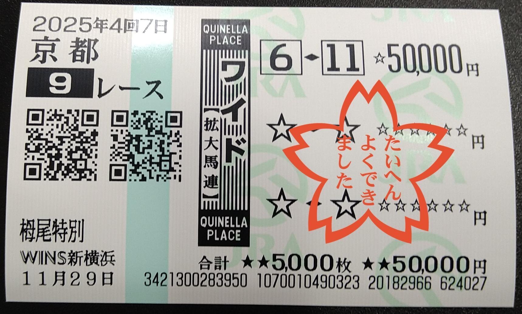 12／6 オススメの馬｜みね