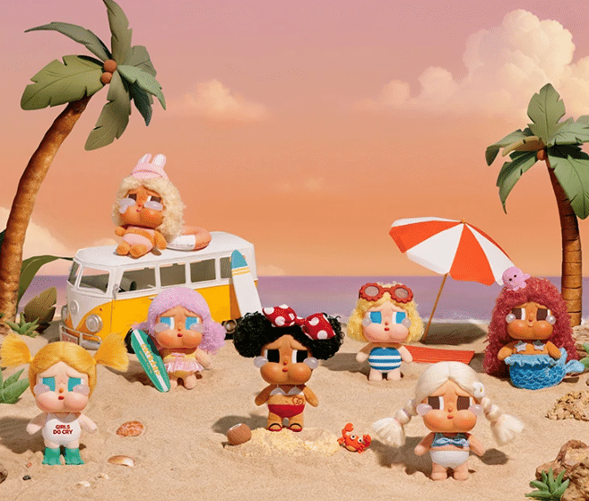 🏖️ 心がとろける夏気分！POP MART「CRYBABY」新作でバケーションへGO