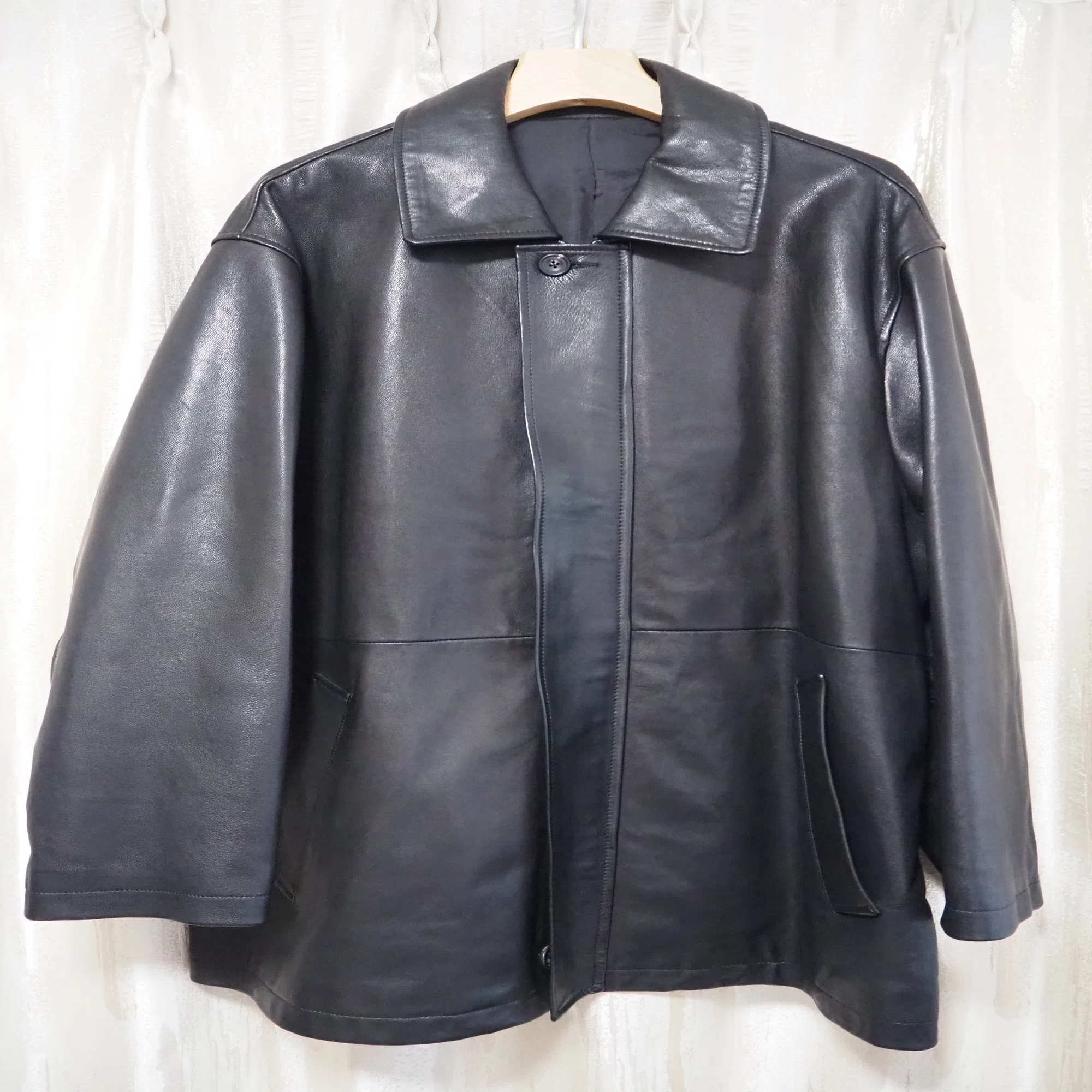 stein ST.622 15万のレザージャケットを古着で購入して家庭用洗濯機で 