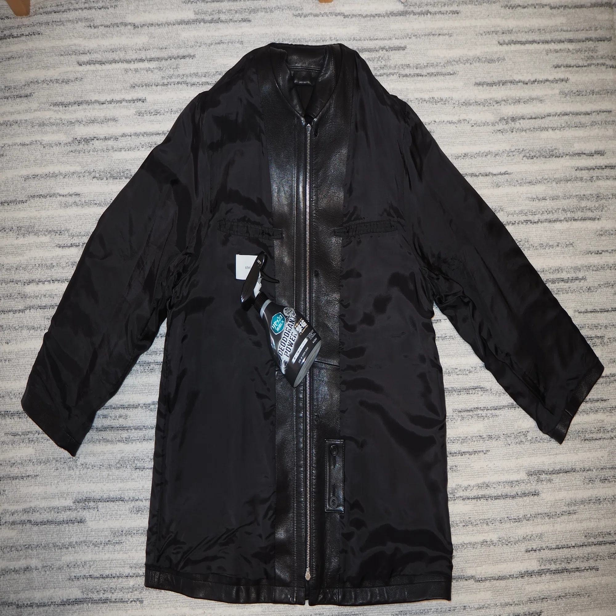 stein ST.622 15万のレザージャケットを古着で購入して家庭用洗濯機で 