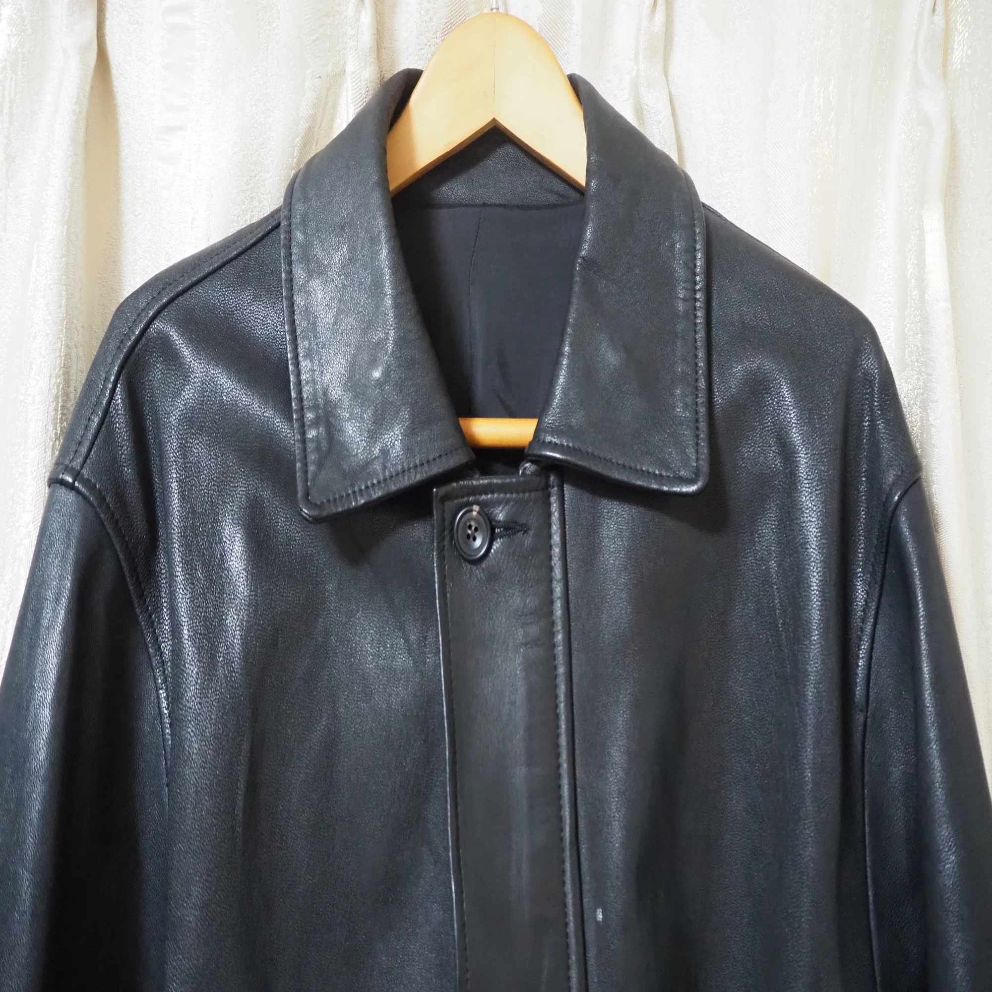 stein ST.622 15万のレザージャケットを古着で購入して家庭用洗濯機で 