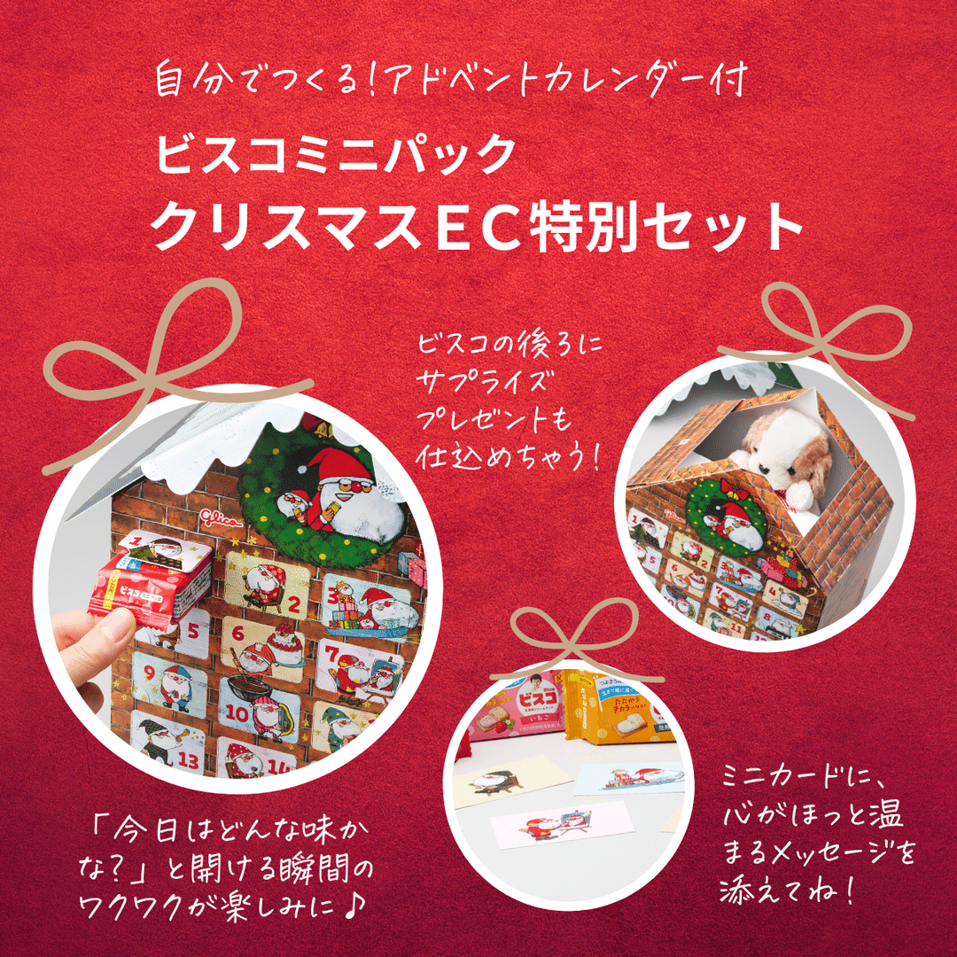 ★ことみ★クリスマスアレンジ★ 🎄【数量限定！】自分でつくるビスコのアドベントカレンダーが可愛