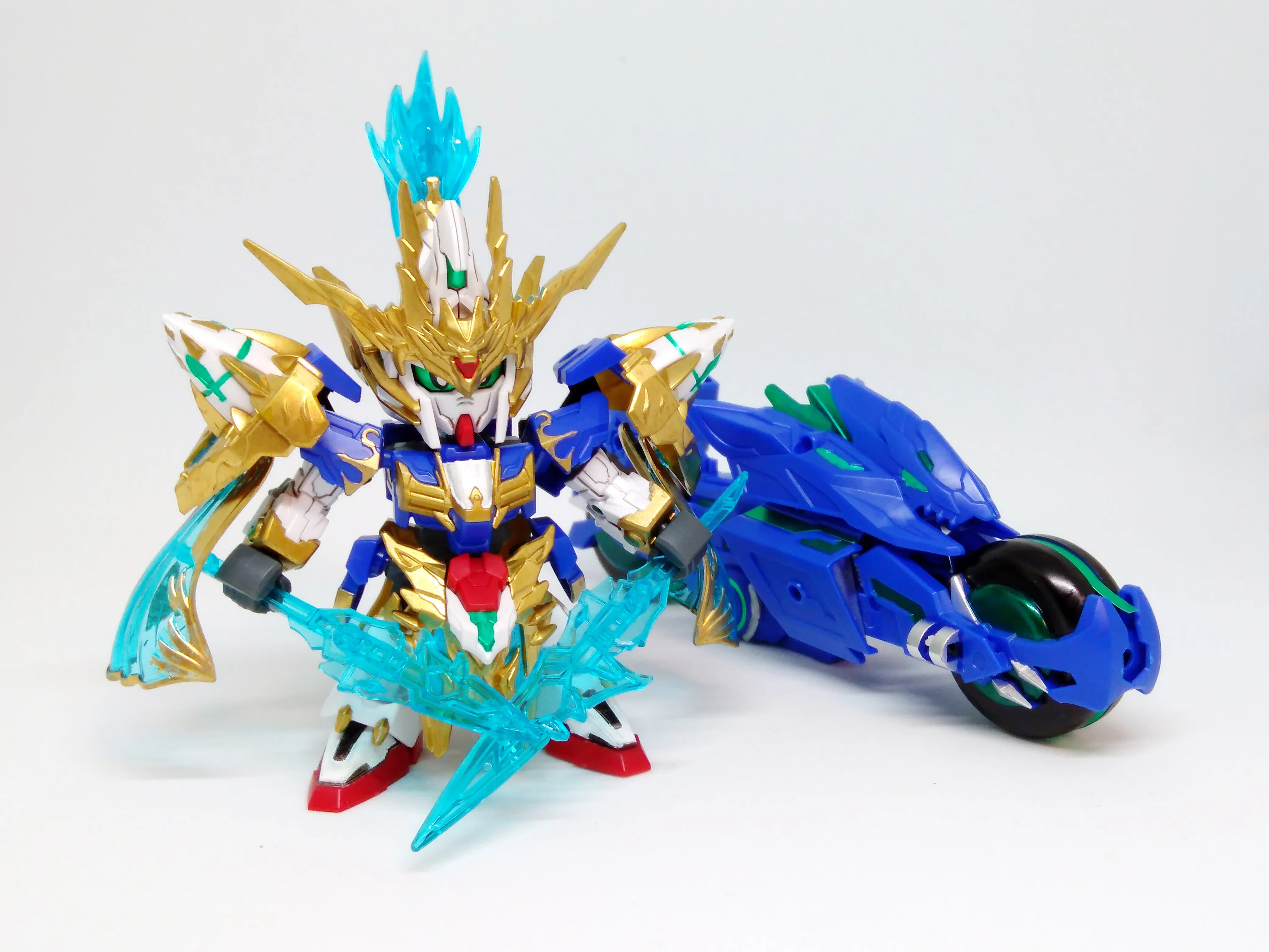 SD三国創傑伝 趙雲ダブルオーガンダム&碧竜駆｜クーザ