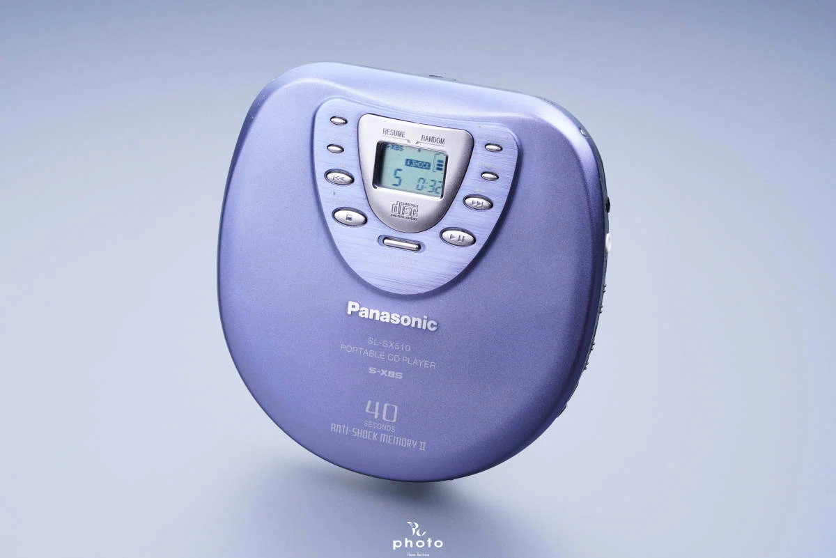 美品】パナソニック ポータブルCDプレーヤー SL-CT710-A ブルー 【公式