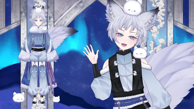 嶺々稲荷 雅楽様 ケモ耳オーダー nizima作品ツアー_#ケモ耳の男の子｜Live2D公式