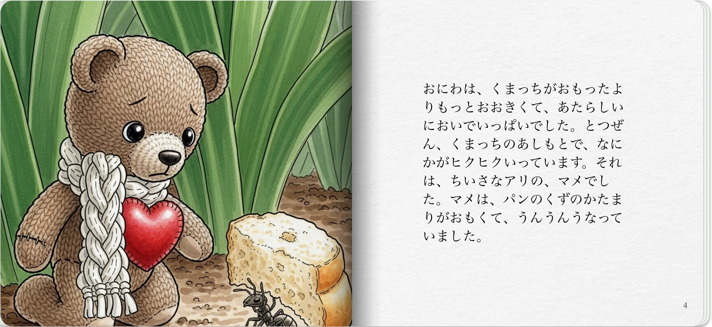 AI絵本】ハンドメイドのぬいぐるみが絵本に！Googleの「Storybook」で