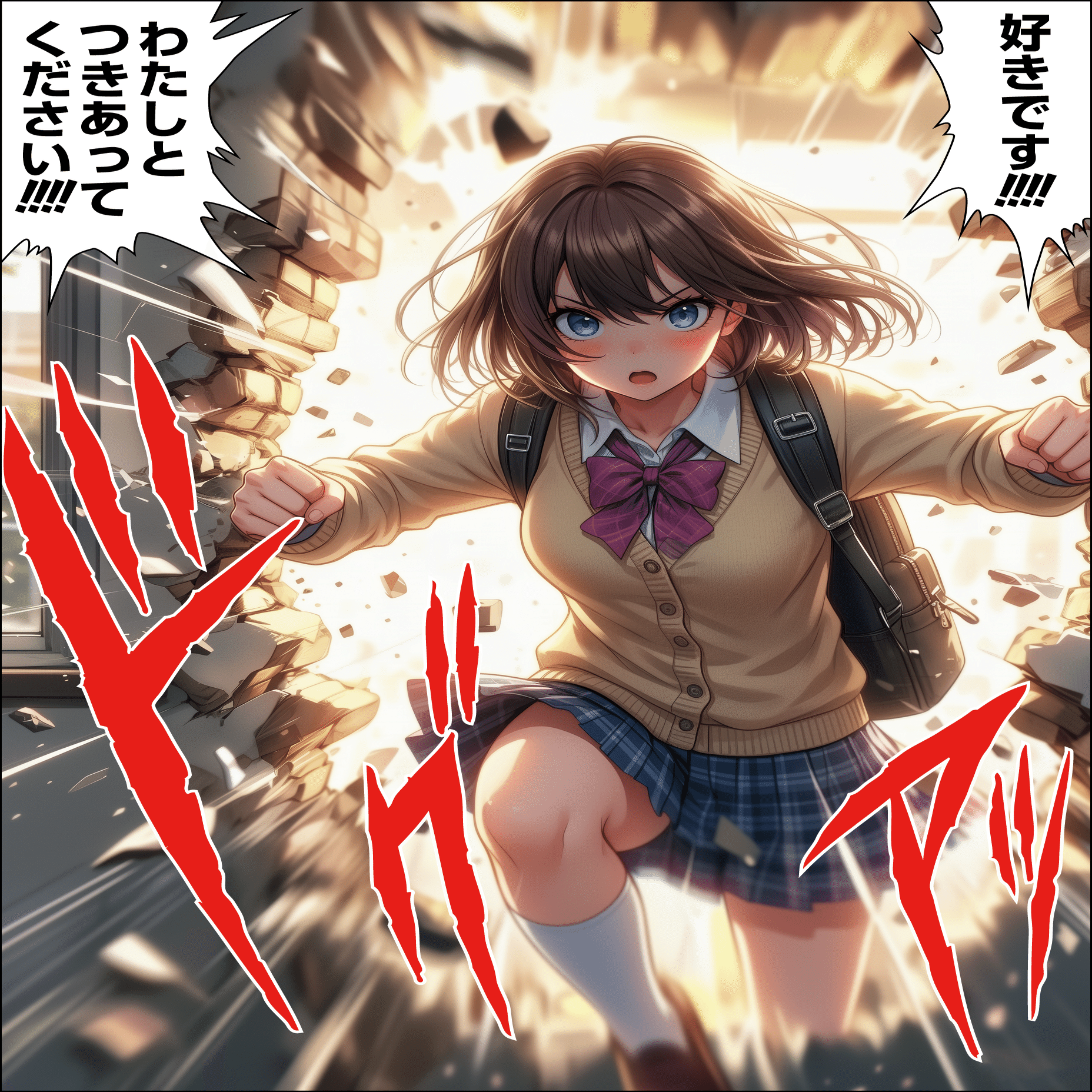 今回のX収益額公開（2025年12月6日のAIイラスト）｜てんねん｜AI