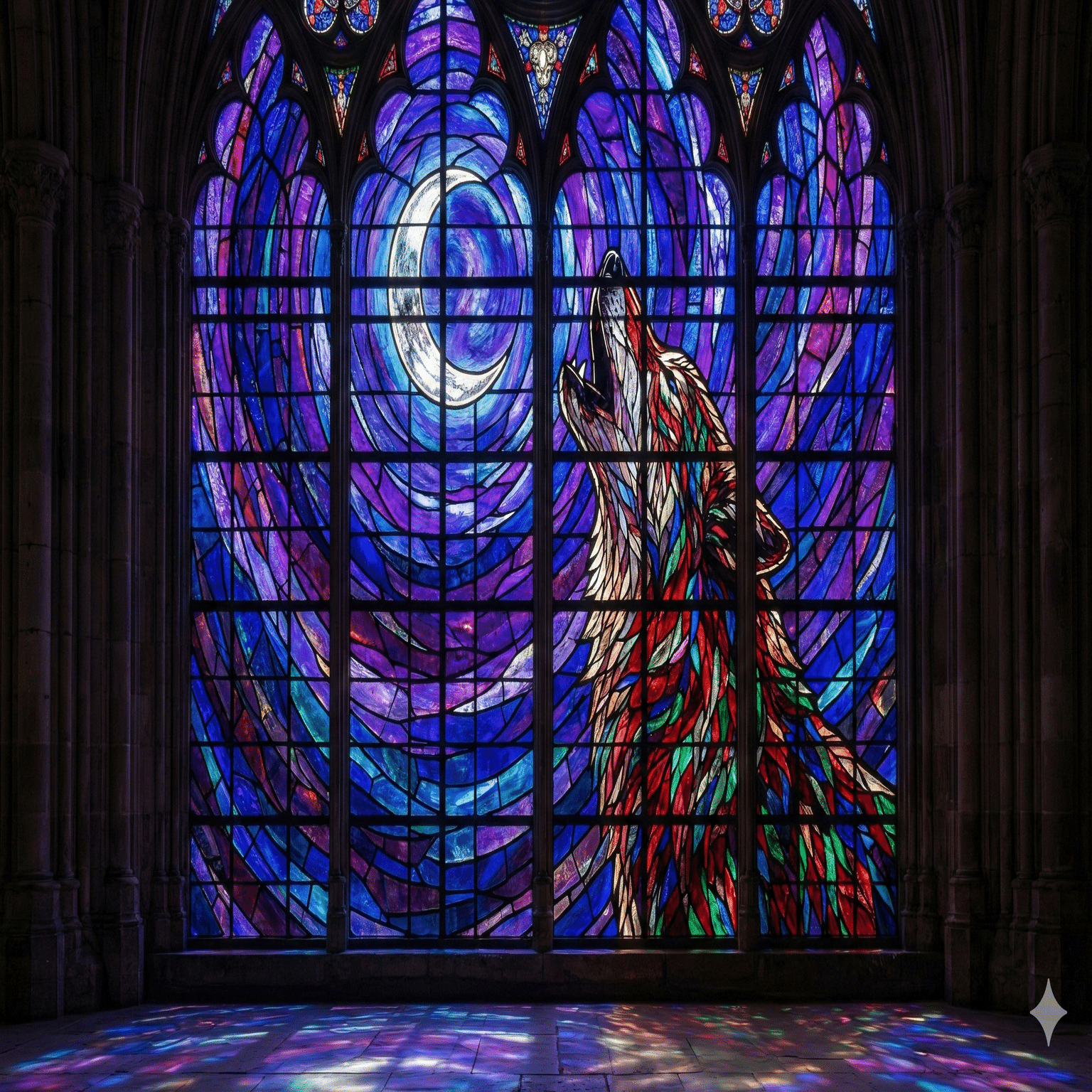 プロンプト配布】Geminiで「ステンドグラス風アート」を描くプロンプト