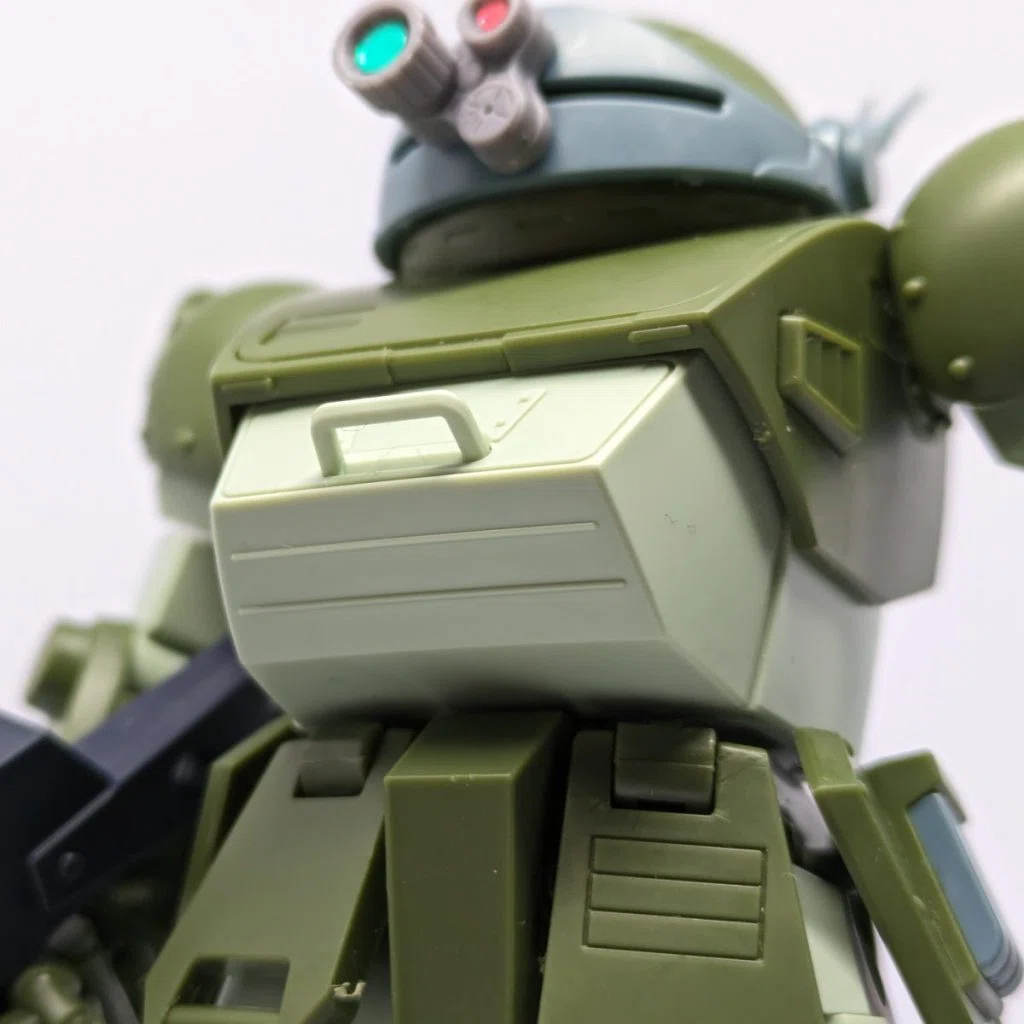 HG スコープドッグ レビュー。かんたん塗装フィニッシュで金属感アップ