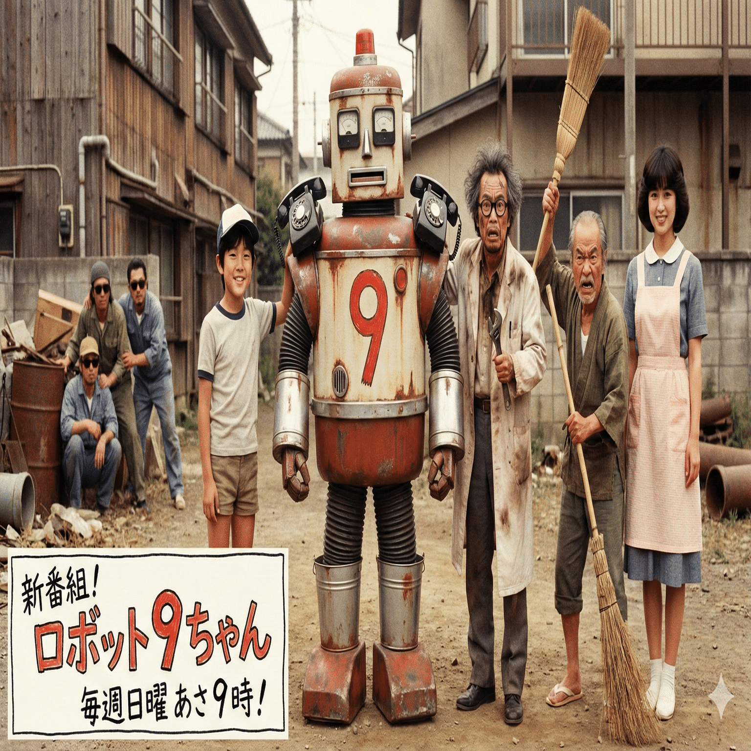 架空テレビ番組『ロボット9ちゃん』｜明読斎 -mendokusai-