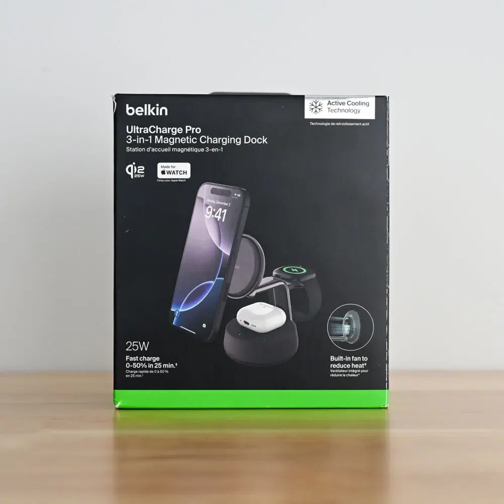 Belkin UltraCharge Pro 3-in-1 Magnetic Charging Dock with Qi2 25W