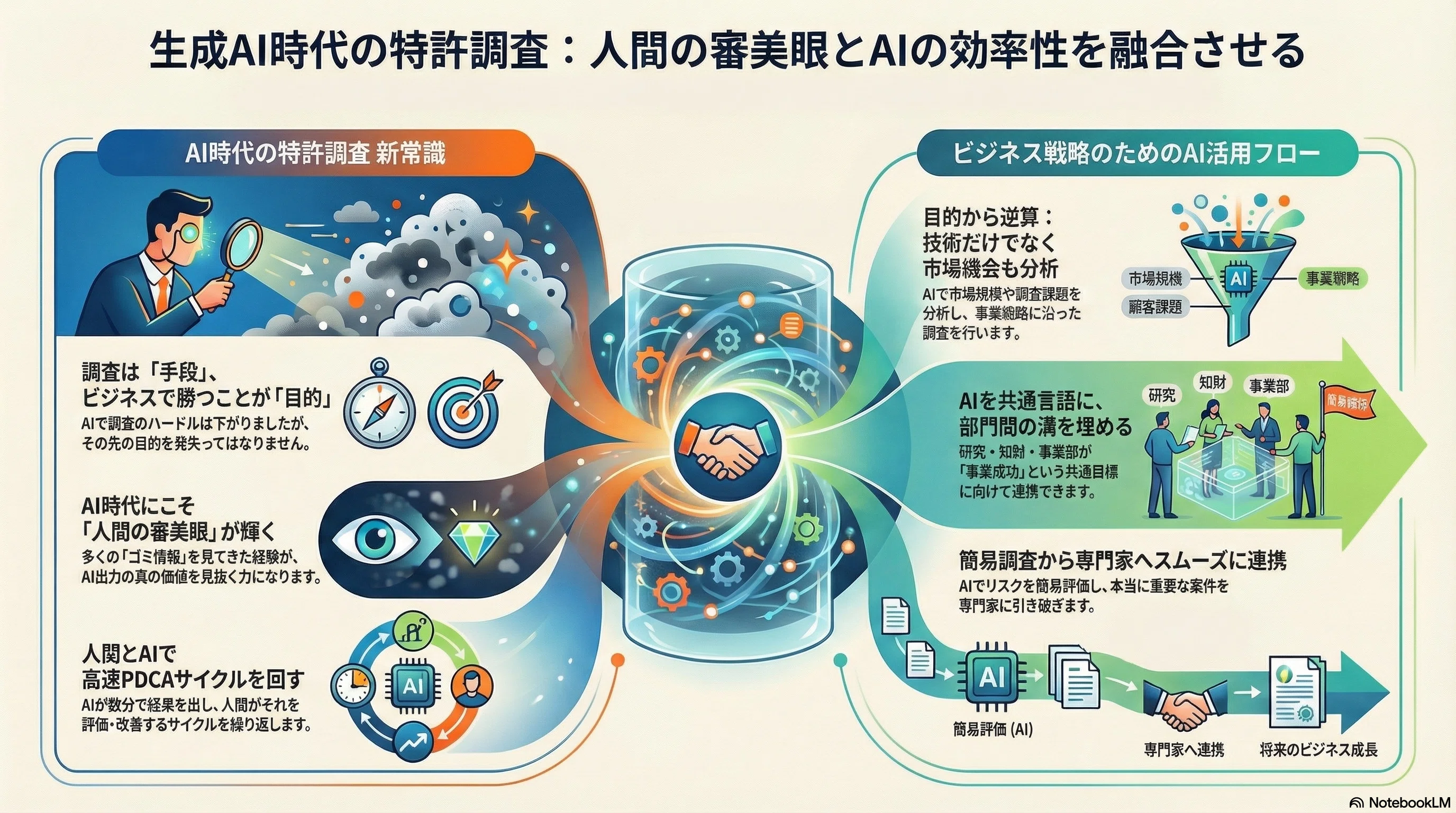生成AIを活用した侵害予防調査を含むビジネスに必要な特許調査・分析