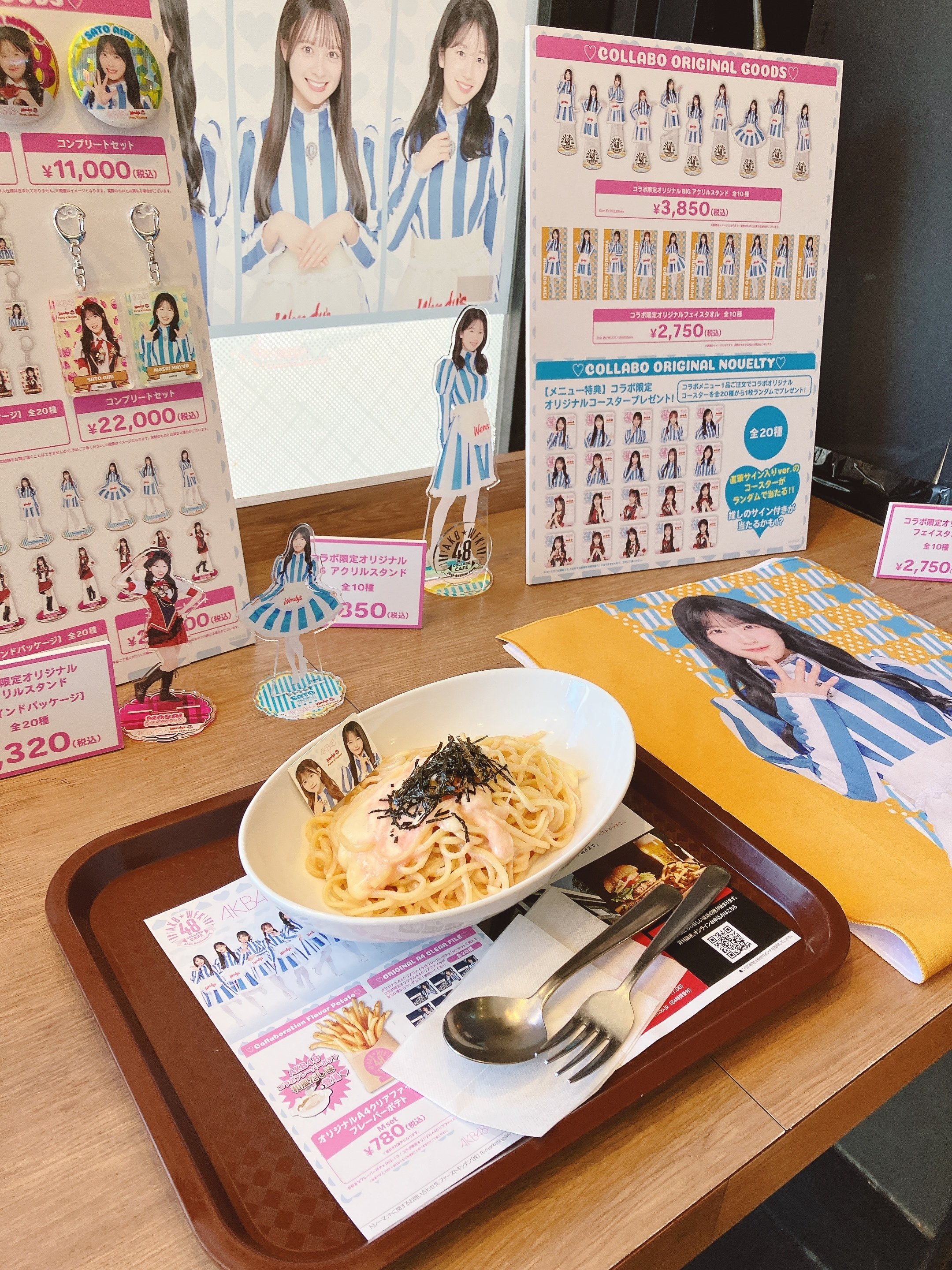 🎀 AKB48コラボカフェ【ウェンディーズ】 潜入レポ！ あの頃のトキメキ