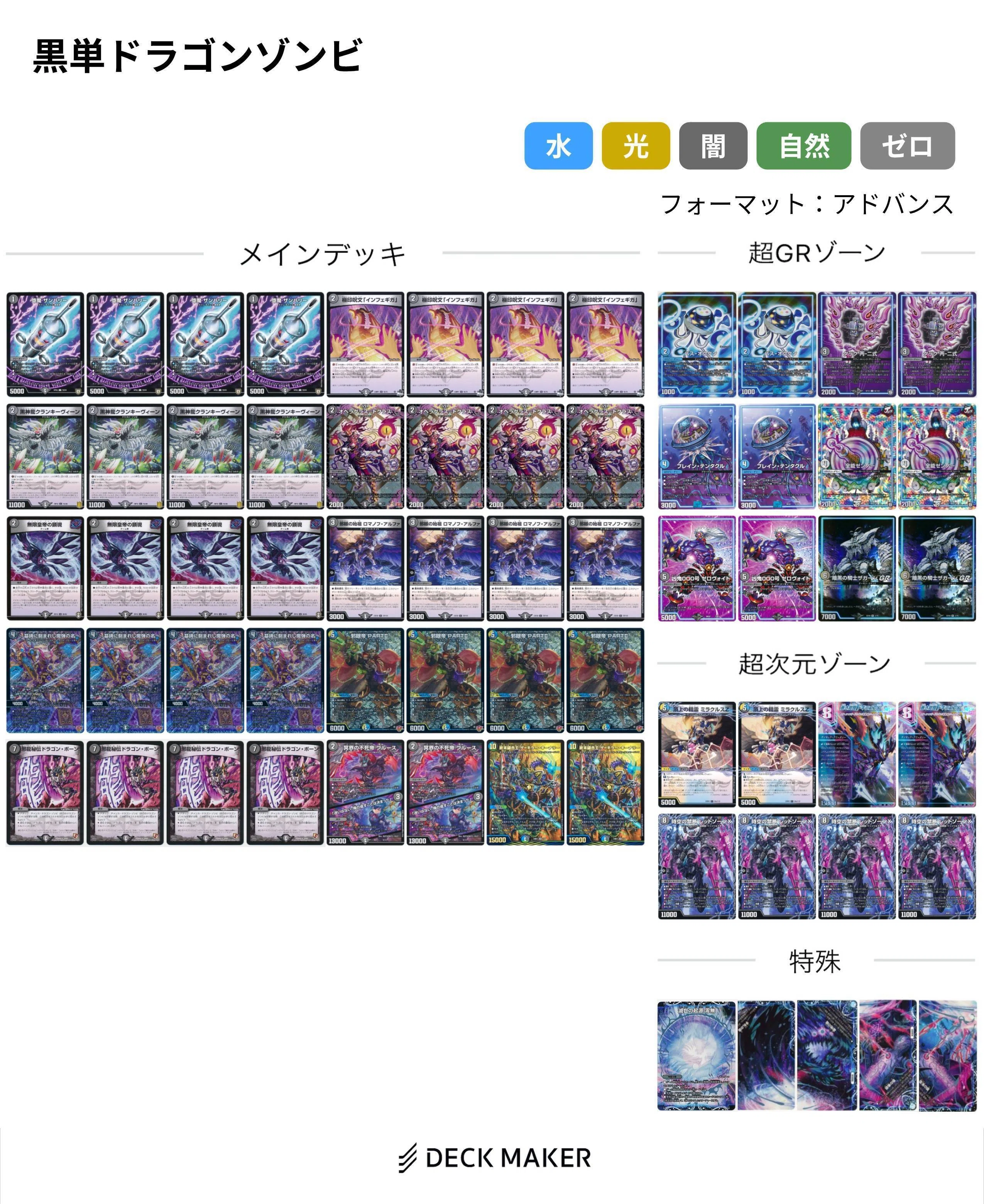 趣味デッキ】青黒ドラゴンボーン【アドバンス】｜いろはす