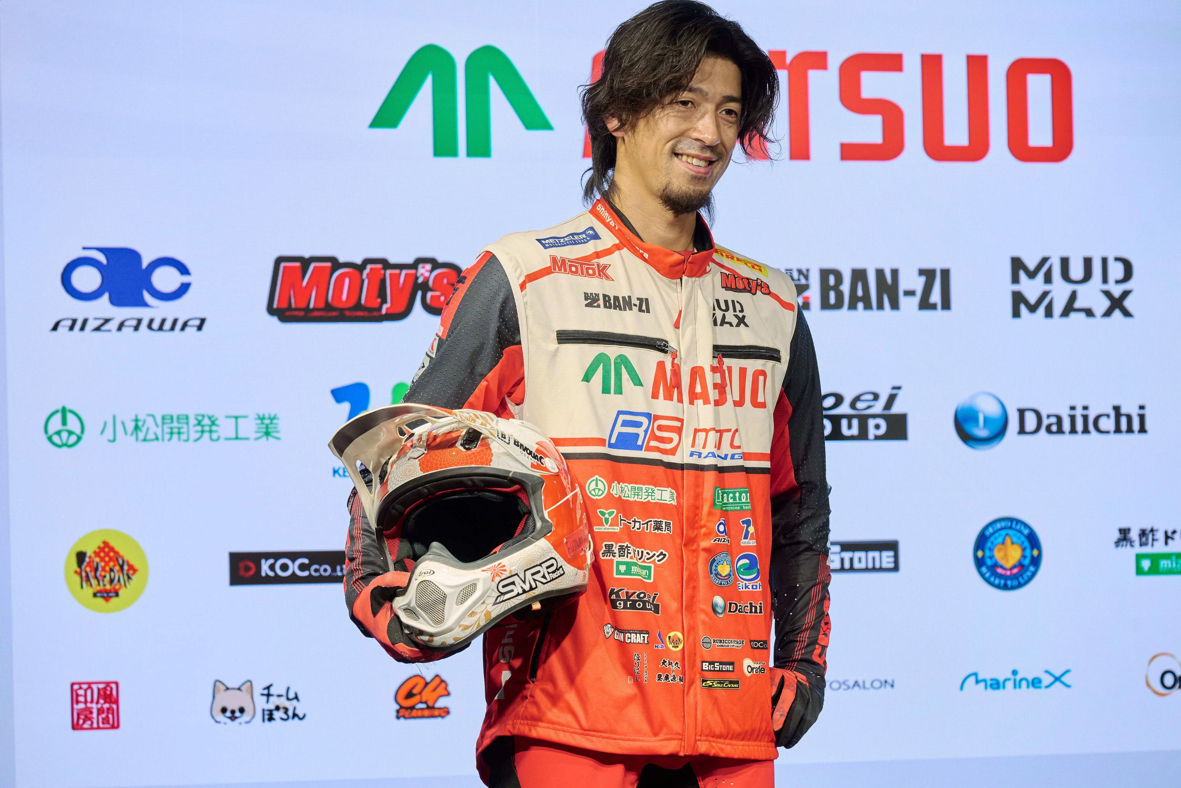 藤原慎也「ダカール・ラリー」参戦壮行会で唯一の日本人ライダーとして