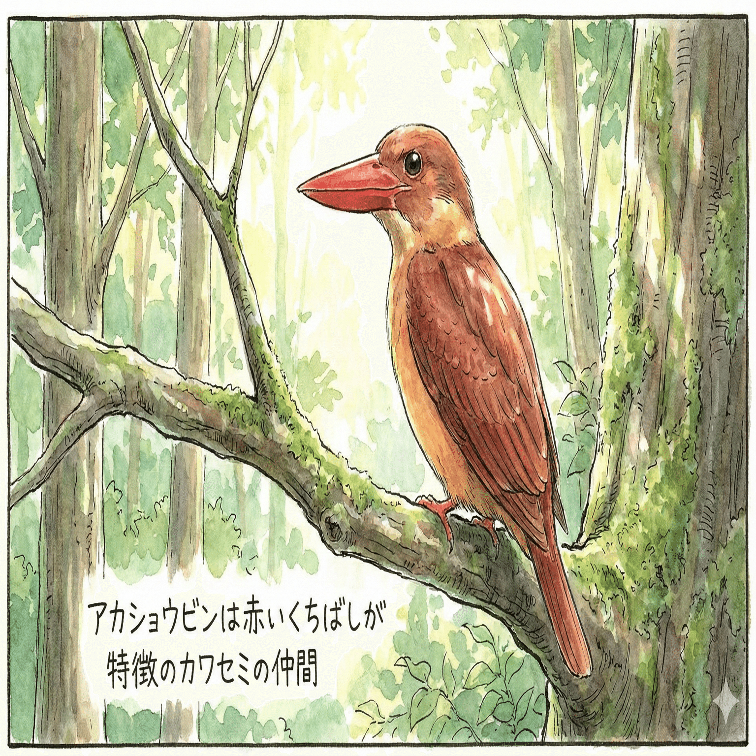 Gemini Proで鳥の説明イラストを作ってみた｜Takebayashi