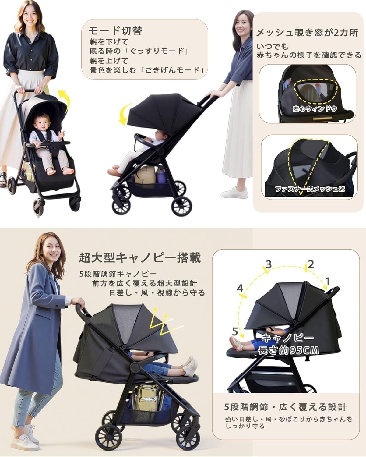 YOENBO ベビーカー B型 軽量 コンパクト 折り畳み機内持ち込み可 Amazon.co.jp: YOENBO ベビーカー b型 軽量 コンパクト 折り畳み b型