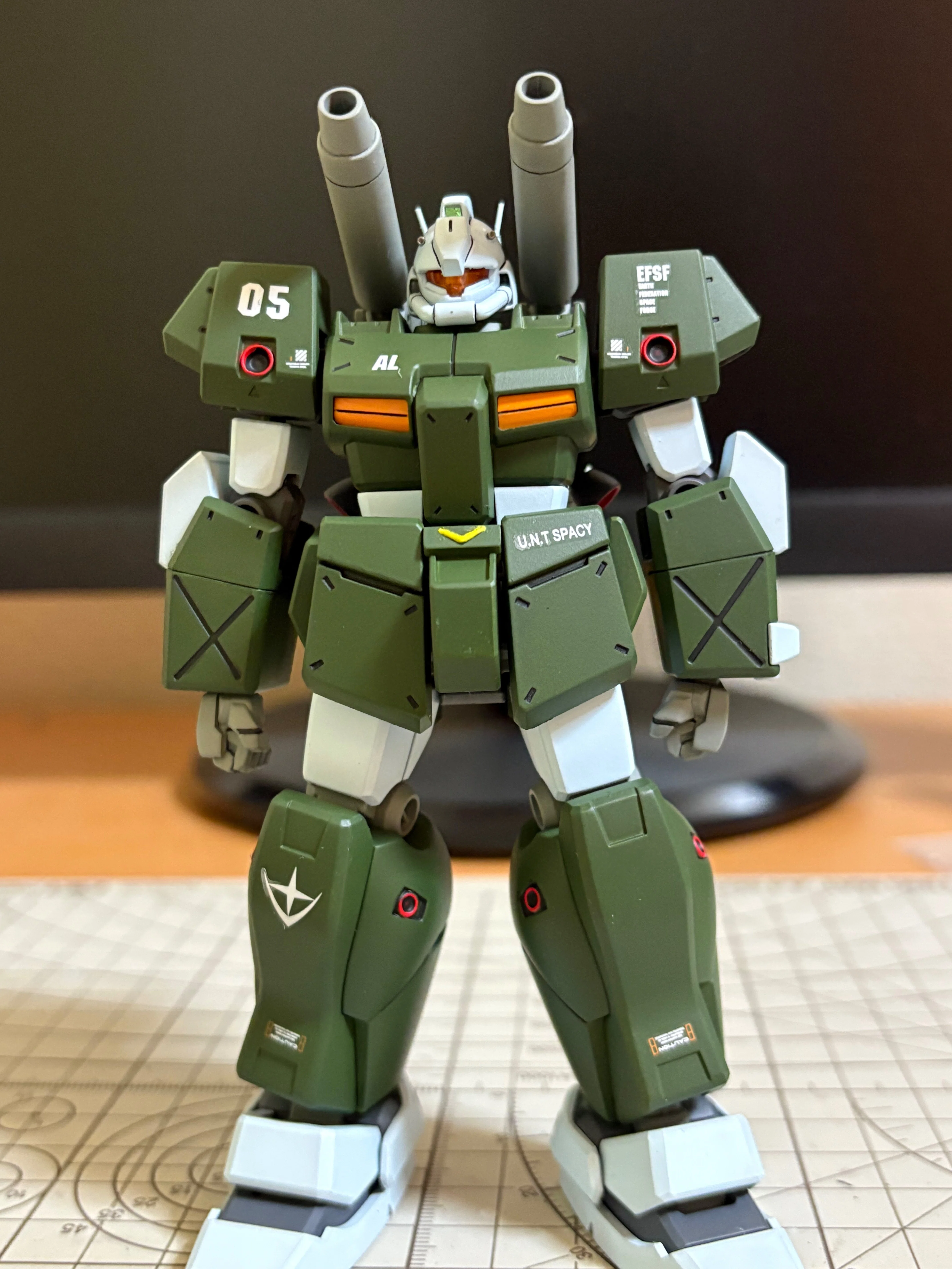 完成】hgucジムキャノンⅡ｜サバみそ部長
