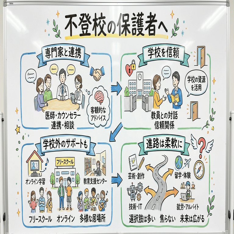 不登校の保護者へ 〜先生が伝えたい10のこと〜｜静岡の元教師すぎやま