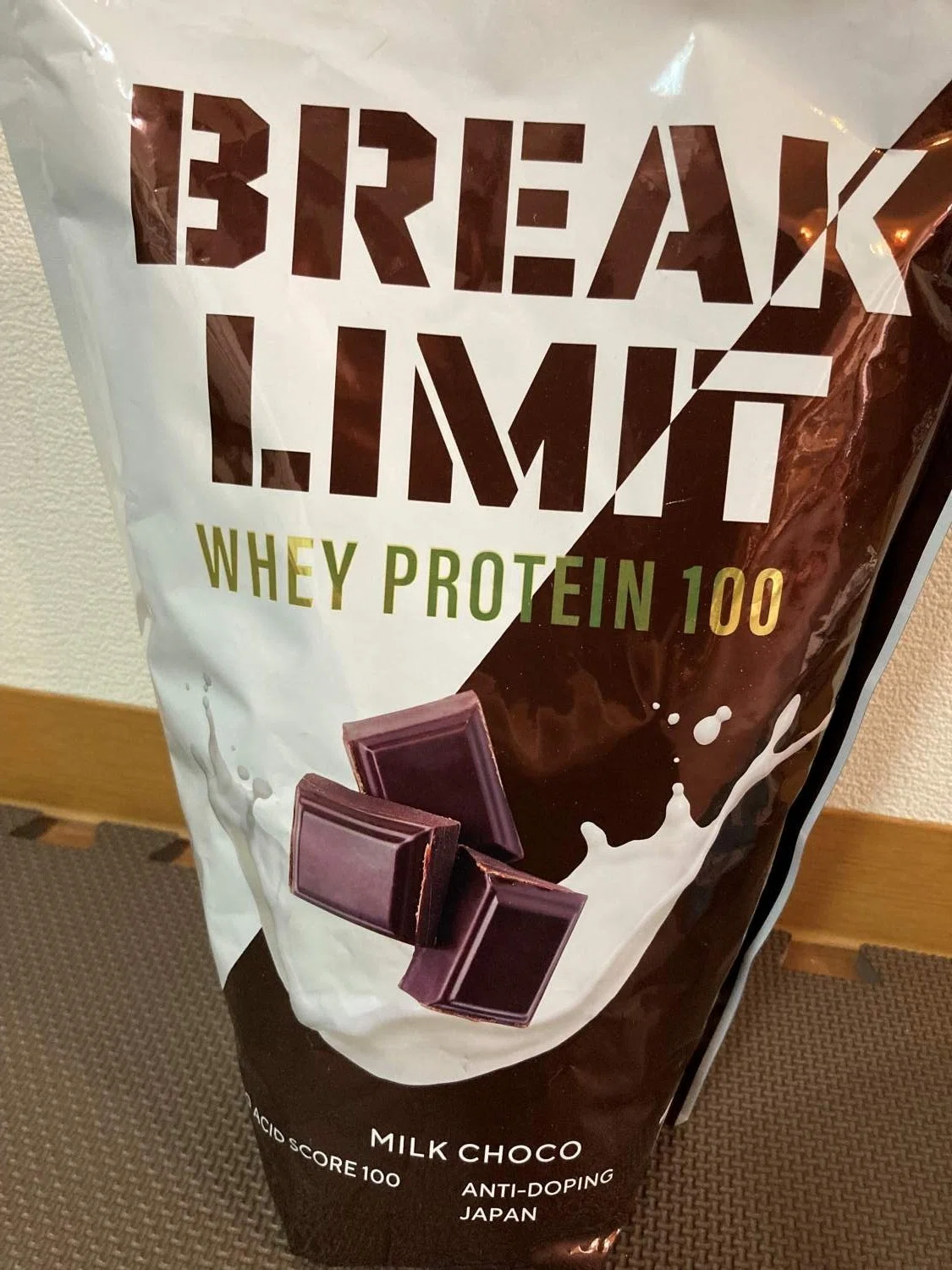 BREAK LIMIT(ブレイクリミット) ホエイプロテイン WPC 1kg ミルクチョコ味