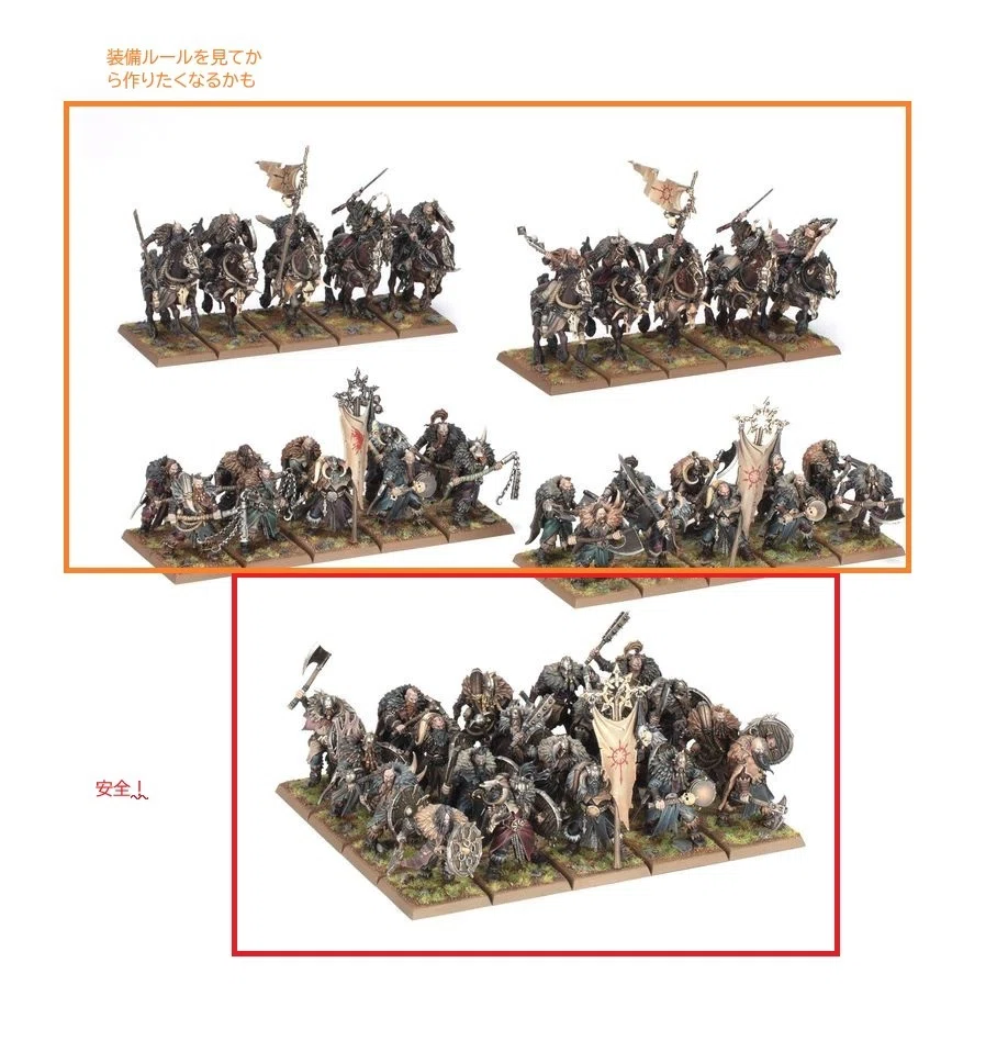 Chaos Marauder Boxから始めるWarhammer:the old world（偽）｜どらご