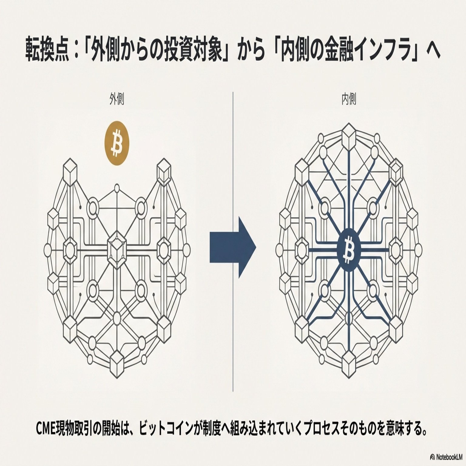 CME現物上場がもたらす、ビットコイン市場の不可逆的な変容｜sakane