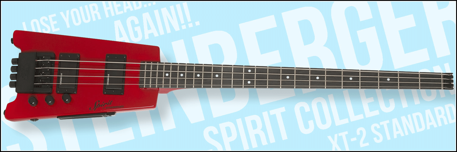 Steinberger Spirit 4弦エレキベース レッド Steinberger Sp XT2 Bass 4 HR – Motor City Guitar