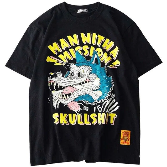 マンウィズアミッション × スカルシット』15周年限定コラボTシャツ再