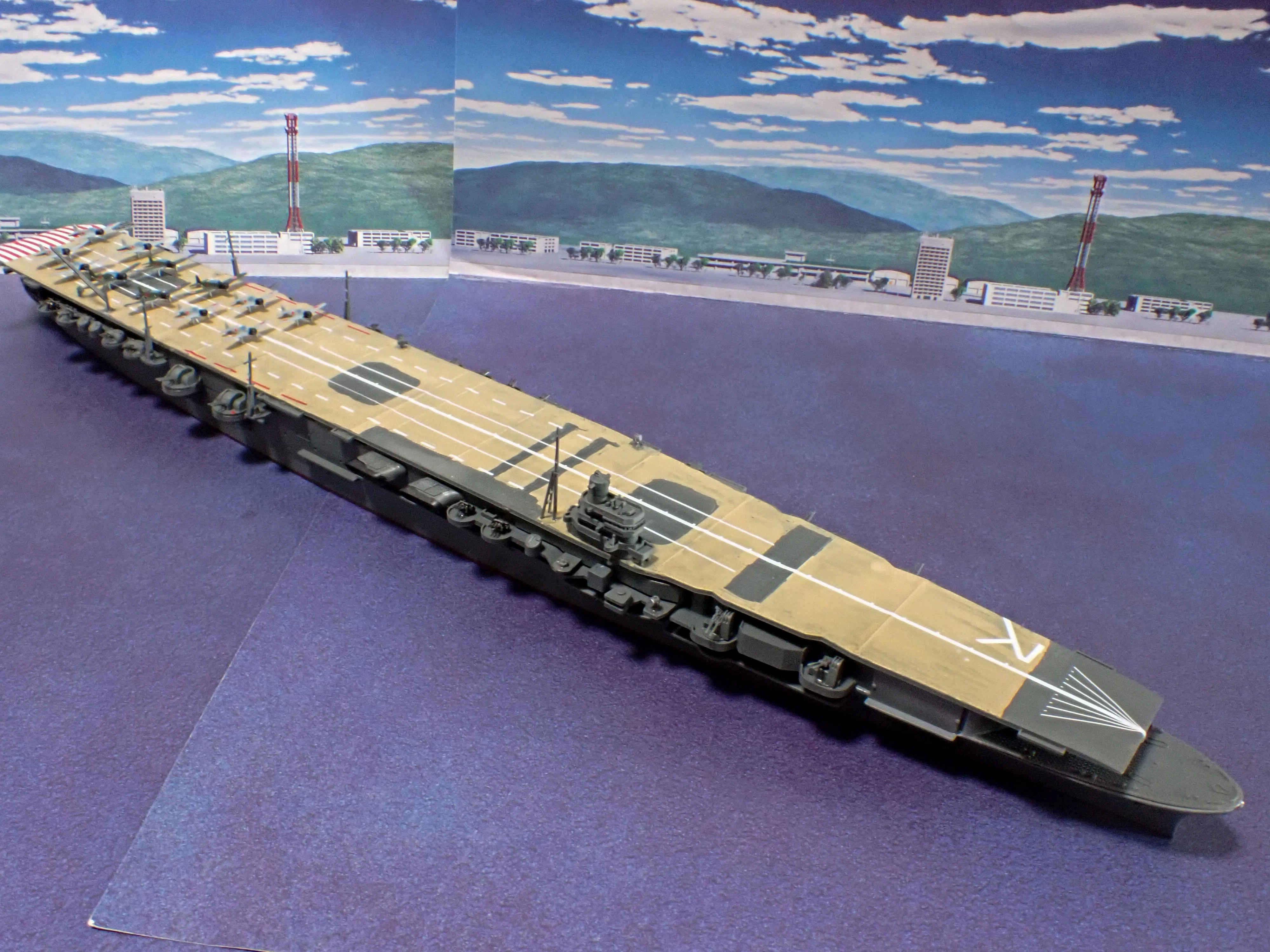 1/700ウォーターライン 空母瑞鶴（真珠湾攻撃当時）（真珠湾攻撃 珊瑚