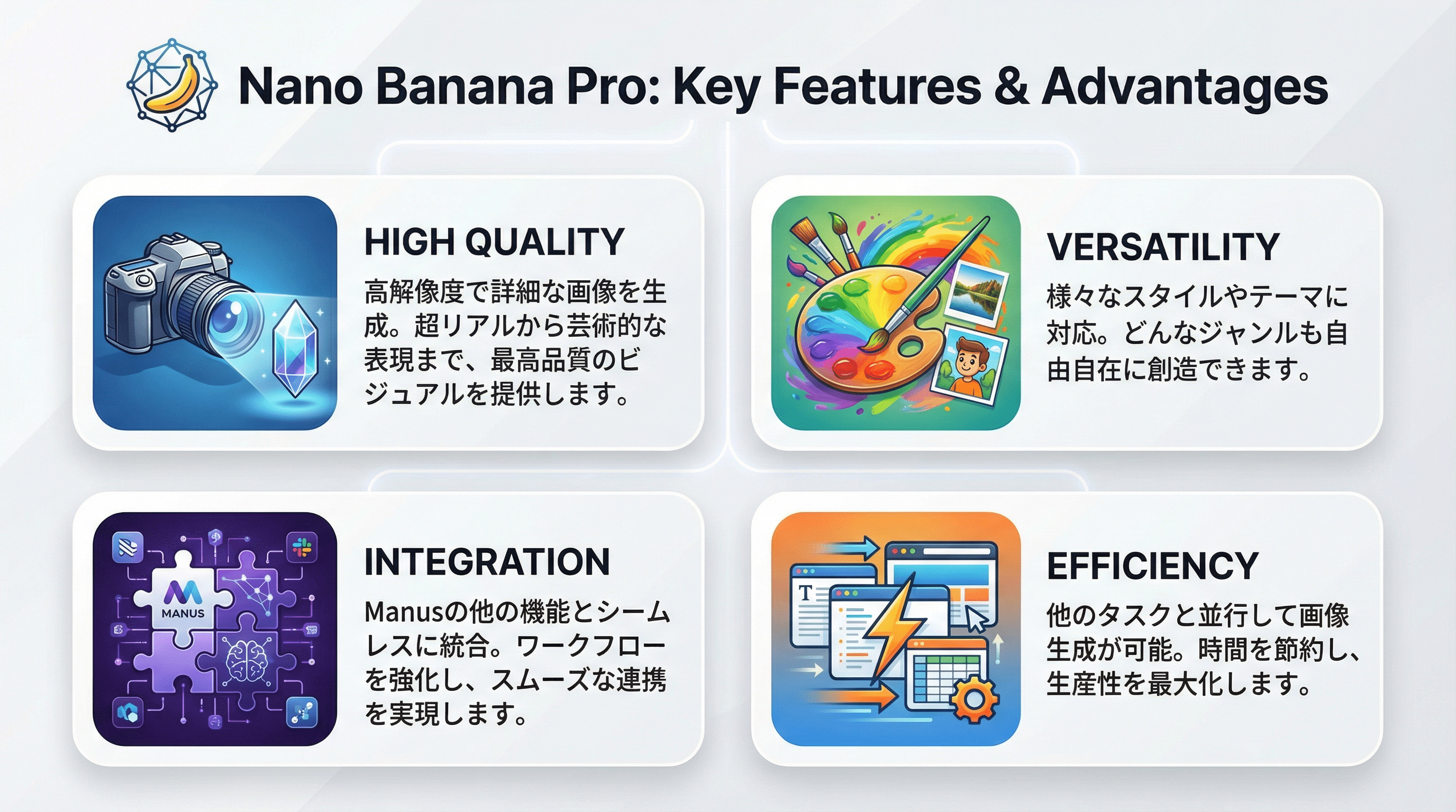 Manus記録】画像生成（Nano Banana Pro）機能 - AIで高品質な画像を