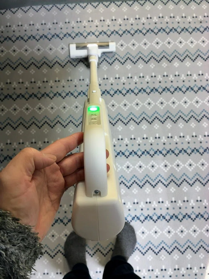 アイリスオーヤマ コードレス掃除機紙パック式1.1kgの使用レビュー
