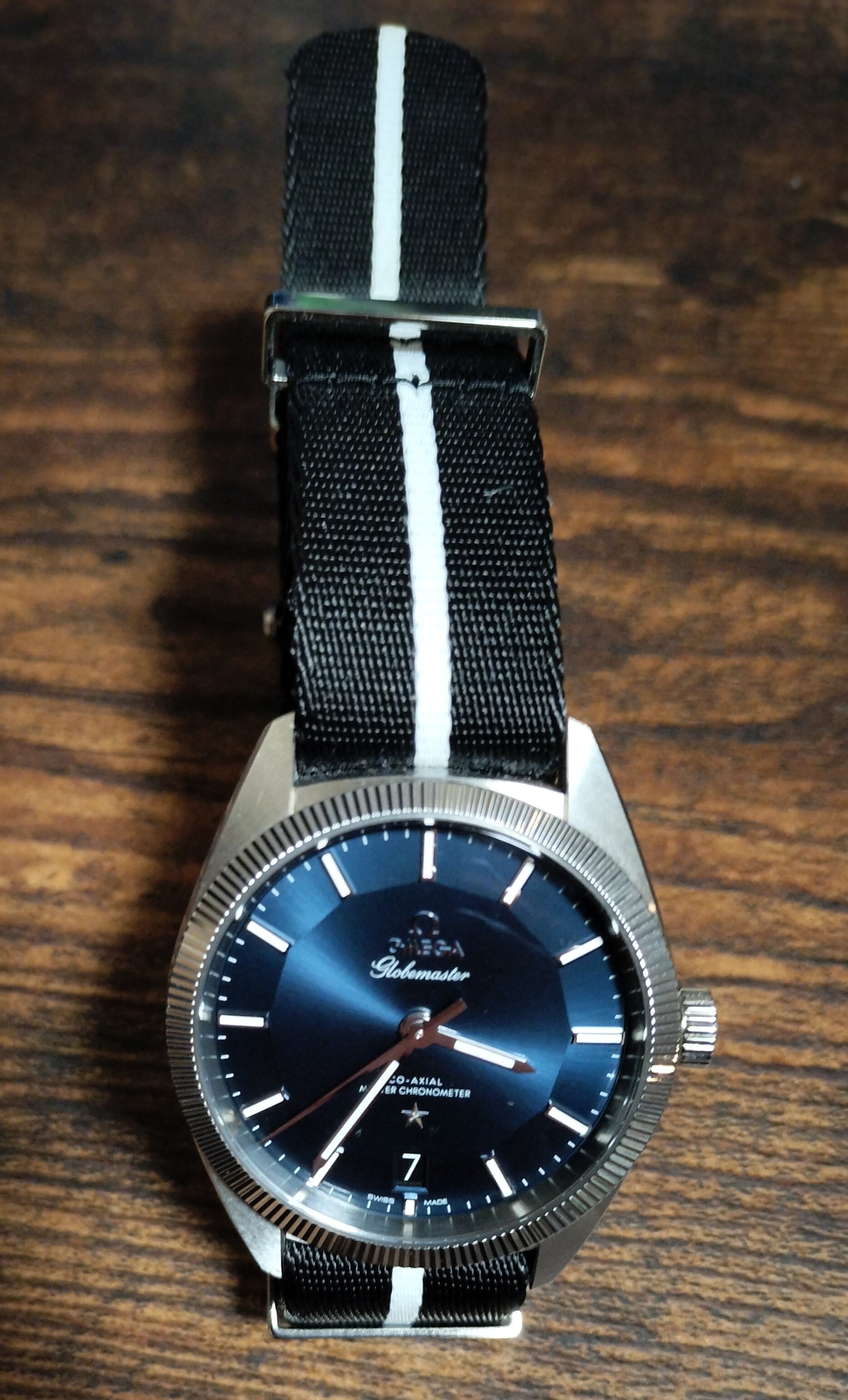 オメガのグローブマスターをNATOベルトに交換｜Notobook