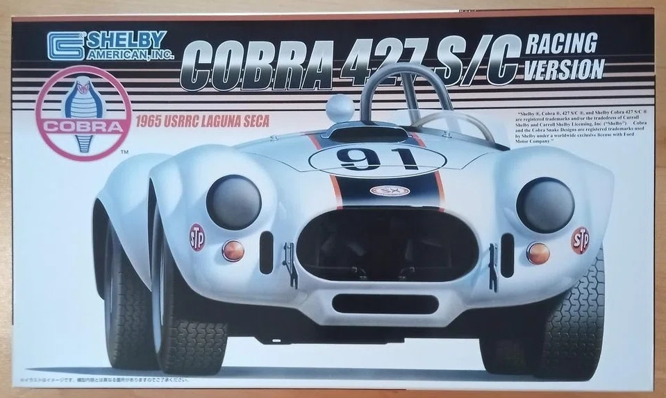 プラモデル完成｜フジミ｜1/24｜シェルビー・コブラ｜パキラ