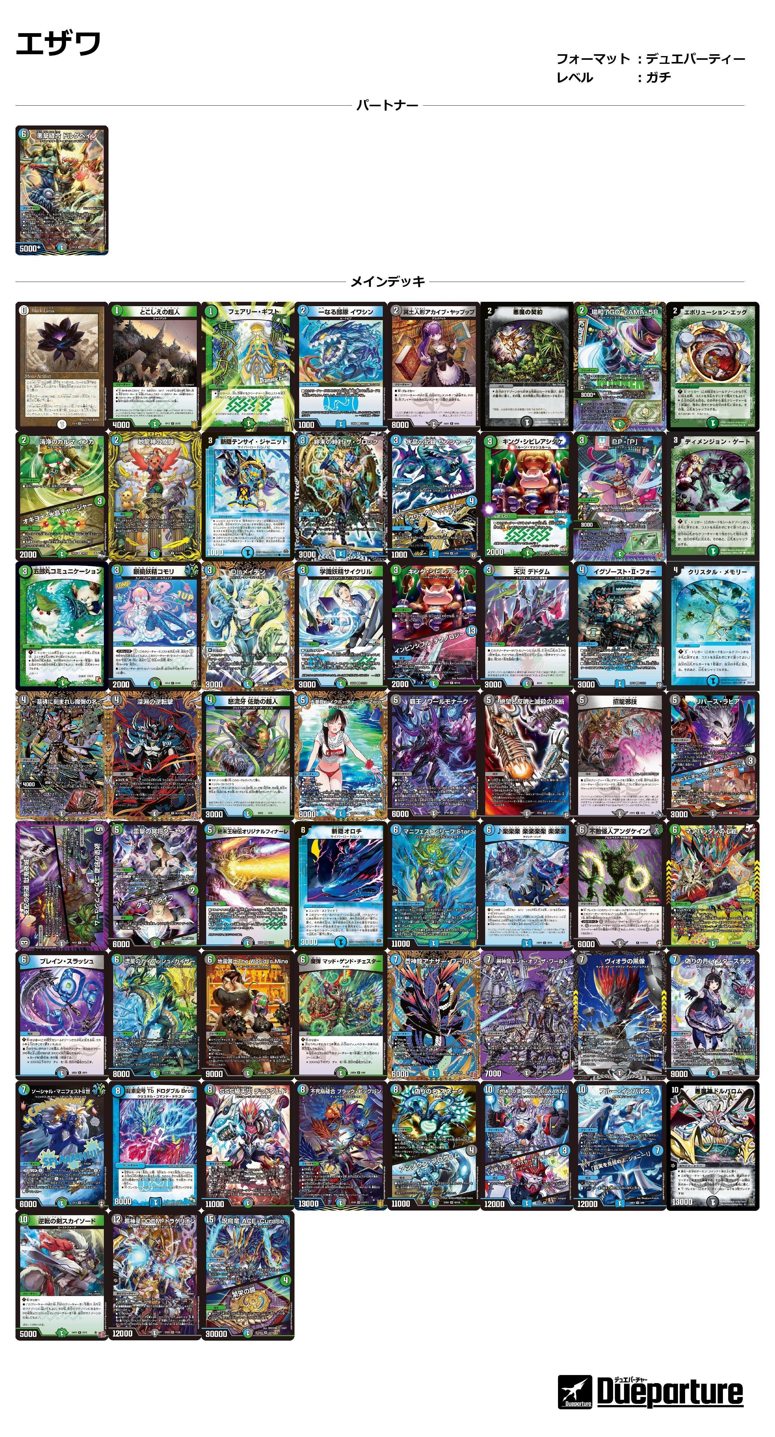 デュエパ】エザワDoom学会 vol.2【デュエパアドカレ2025】｜かろーら