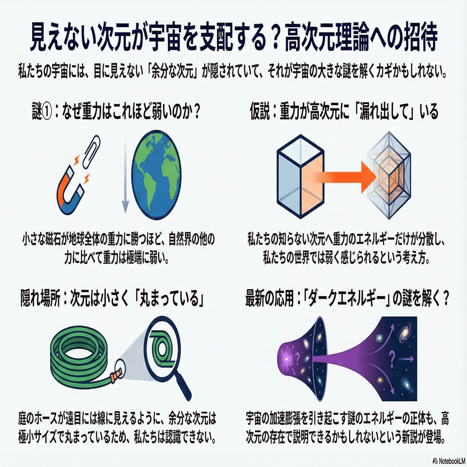 見えない次元が宇宙を支配している？——「高次元」という最新物理学の