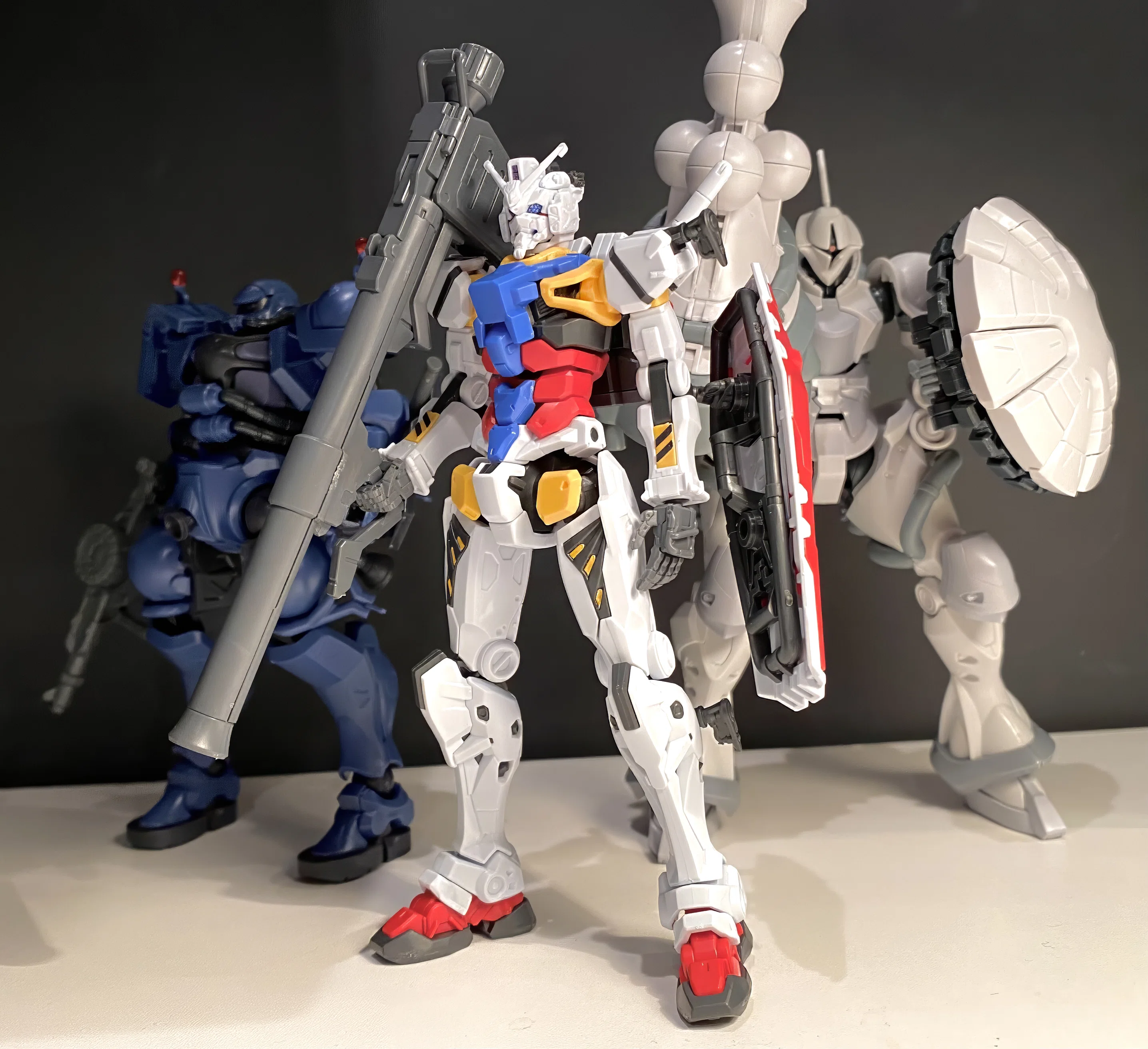 プラモ｜パチ組み｜GQ版ガンダム｜ナカムラ