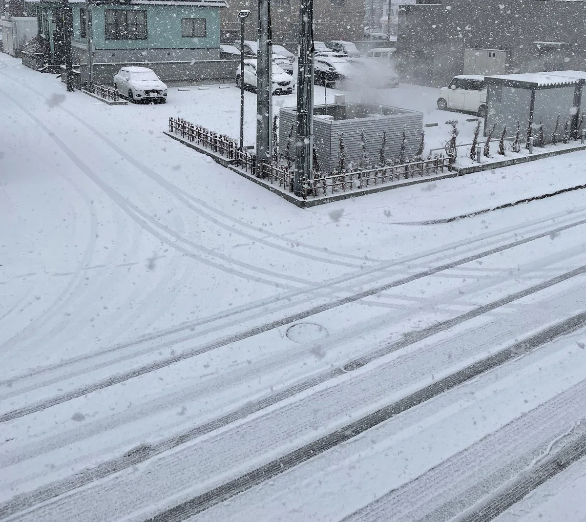 12月8日の札幌東区の様子