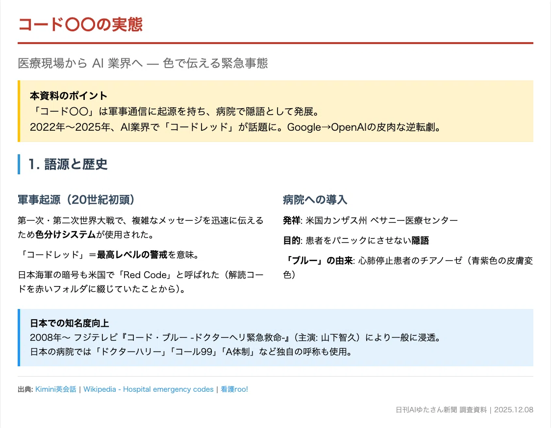 コードレッドの皮肉 AI時代の緊急事態宣言｜yutapii
