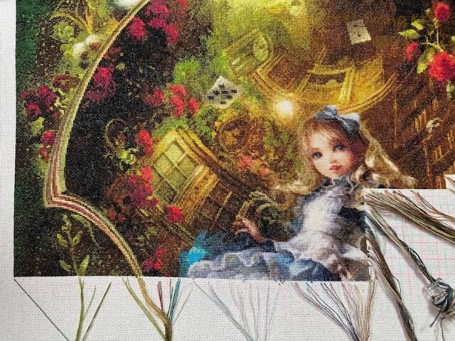 クロスステッチ】Dear Alice記録｜2025年 10月 ｜しおね