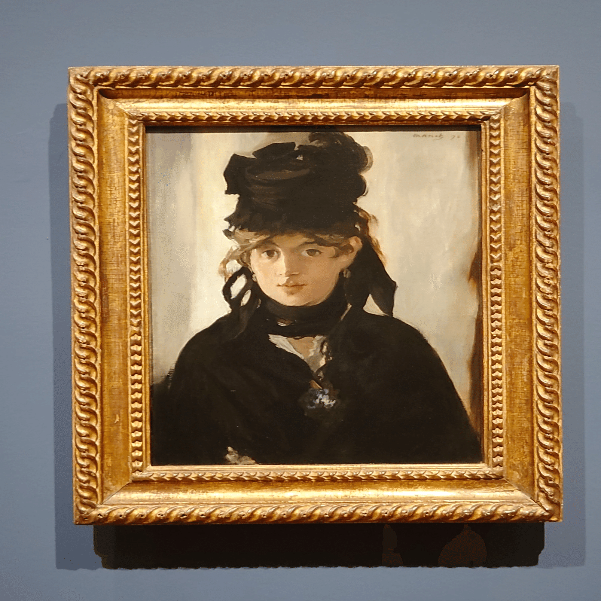 エドゥアール・マネが描いたベルト・モリゾ｜○