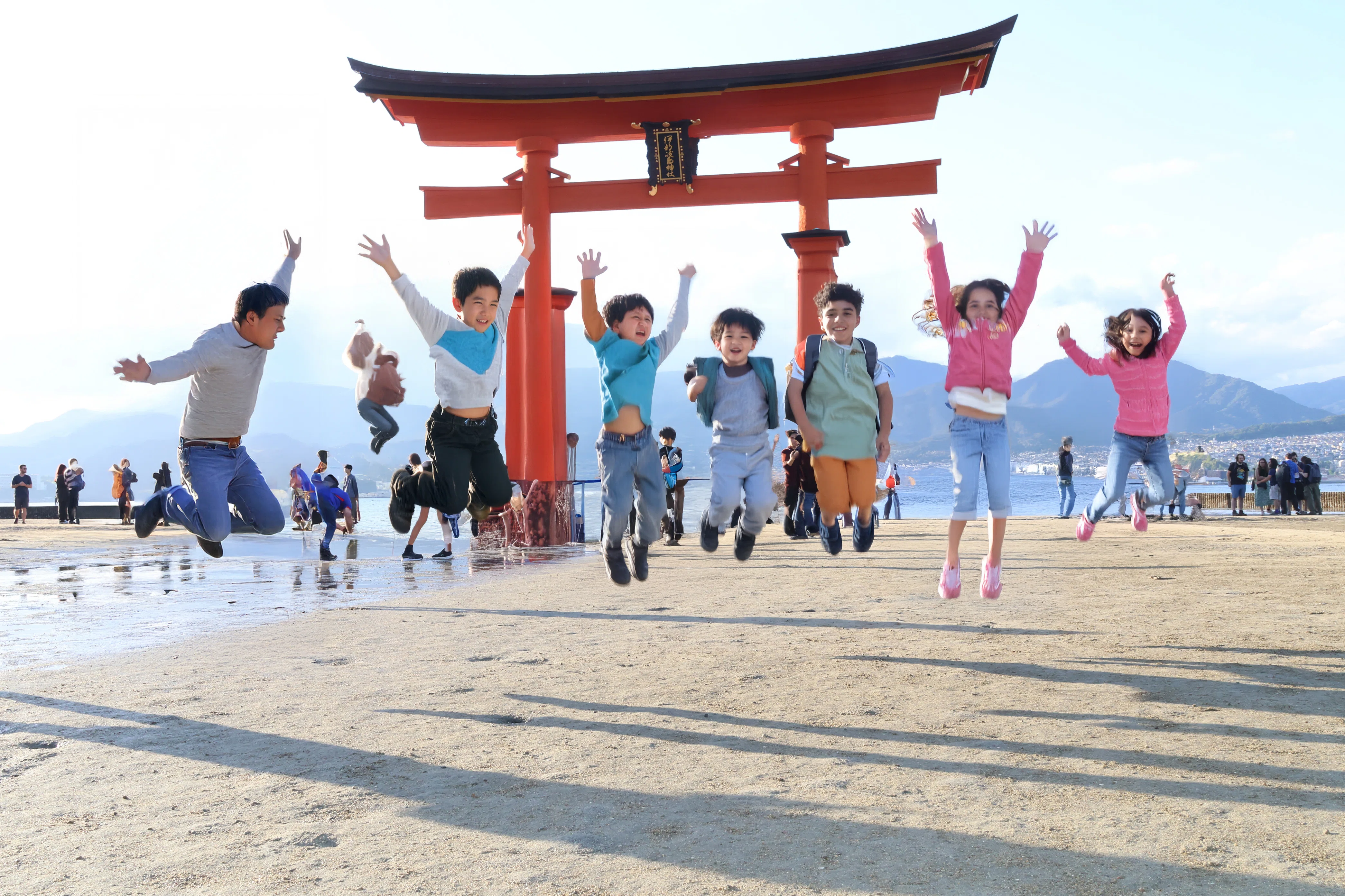 干潮の宮島厳島神社と生成AI｜小谷 久美子 写心や