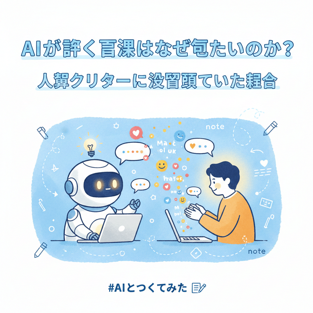 AIが書く言葉はなぜ冷たいのか？ 人間クリエイターに逆相談してみた