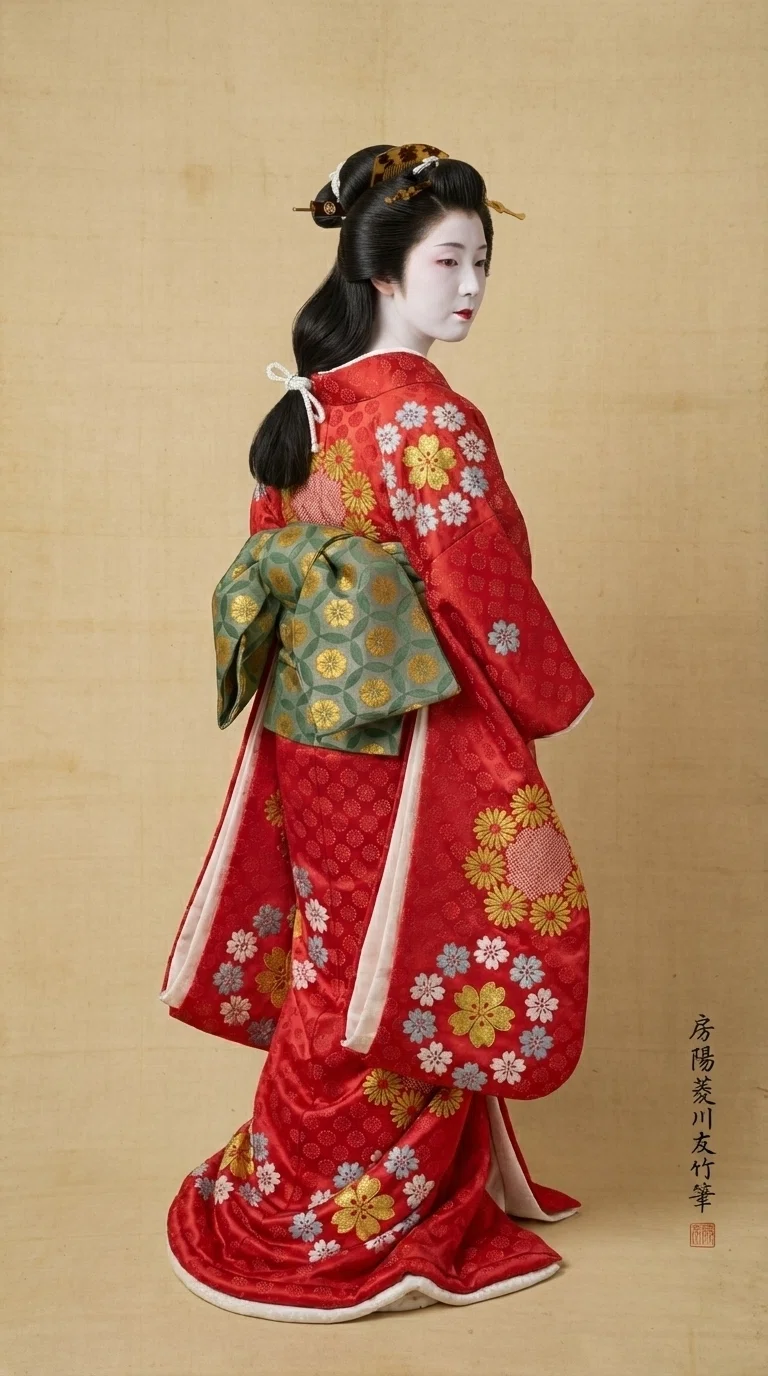 菱川師宣「見返り美人図」を読み解く 〜元禄バブルとファッションの