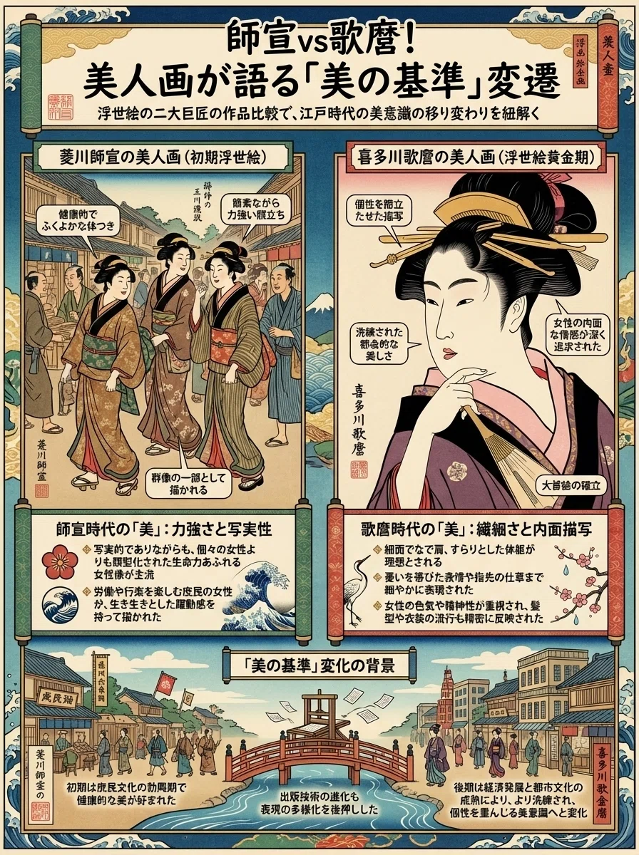 菱川師宣「見返り美人図」を読み解く 〜元禄バブルとファッションの