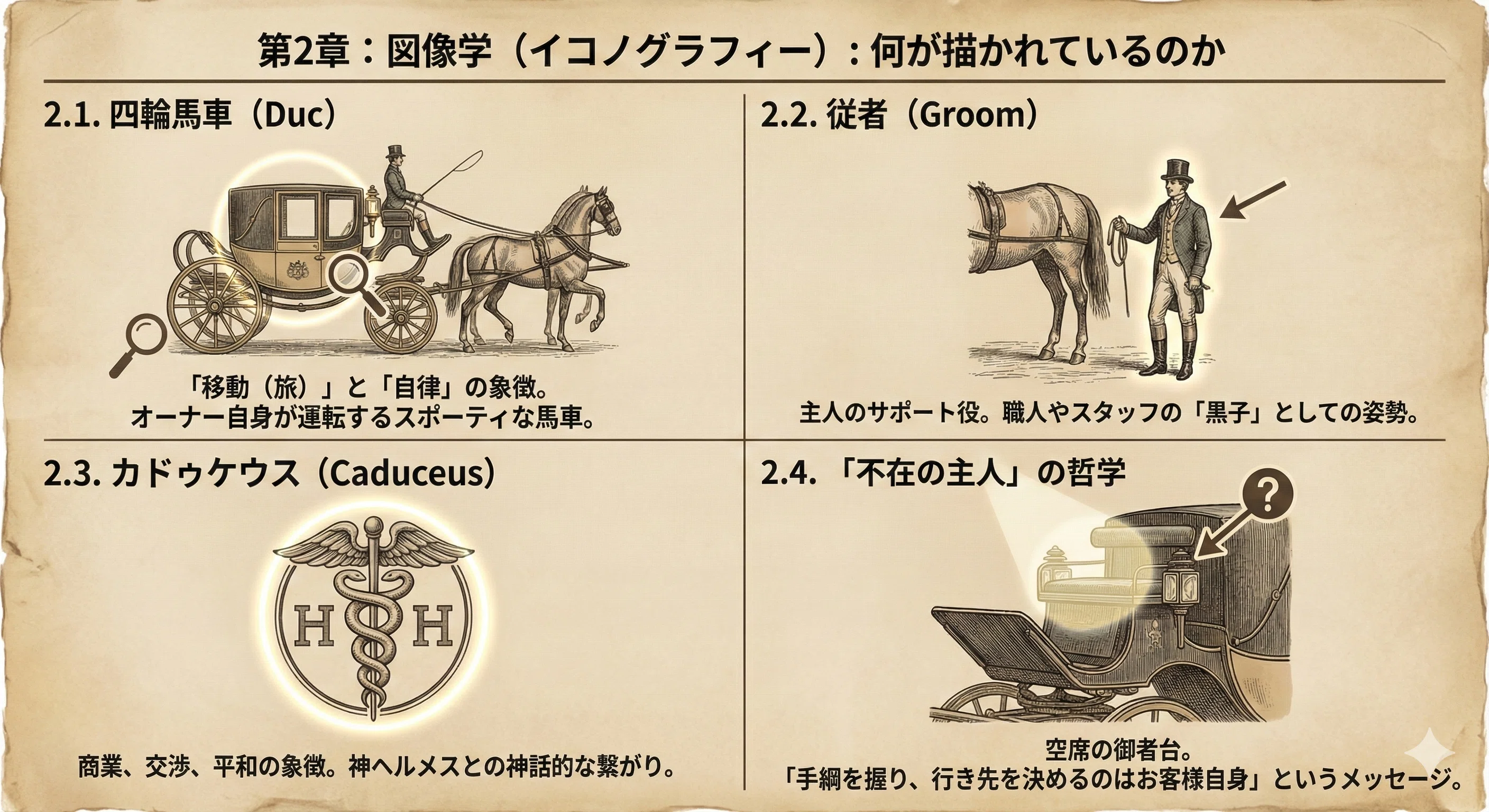 保存版】エルメスの魂「エクスリブリス」の深淵：ロゴに隠された「主人