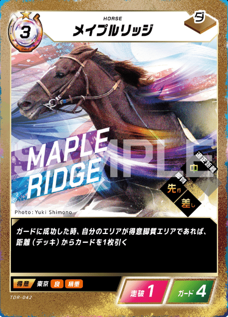 FOTH】 Force of the horse ダート・競馬場条件に応じて強くなるカード