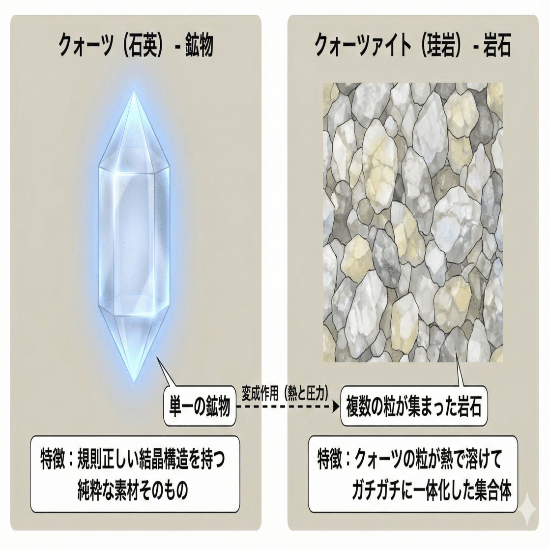 ラズライト・イン・クォーツァイト〜陶器のような温かみを感じる石