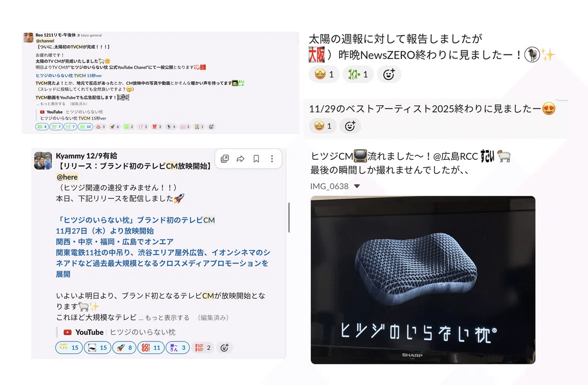 太陽】「ヒツジのいらない枕」ブランド初のテレビCM放映をスタート 